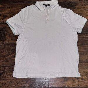 Mens XL White Michael Kors Polo